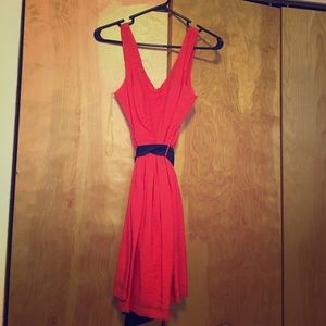 Coral dress