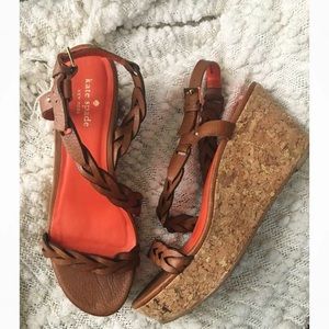 Kate Spade Cork Wedges