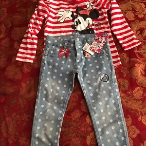 Disney jeans and shirt