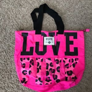 VS zippered tote