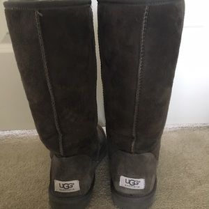 Women's GRAY TALL UGGS