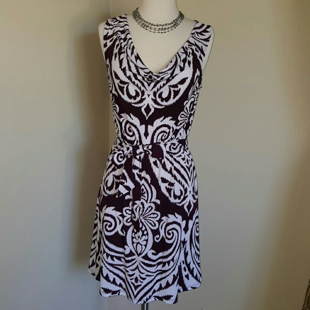 INC cowl neck dress