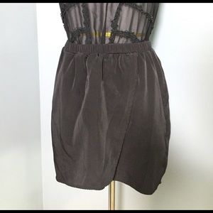 UO Black tulip skirt