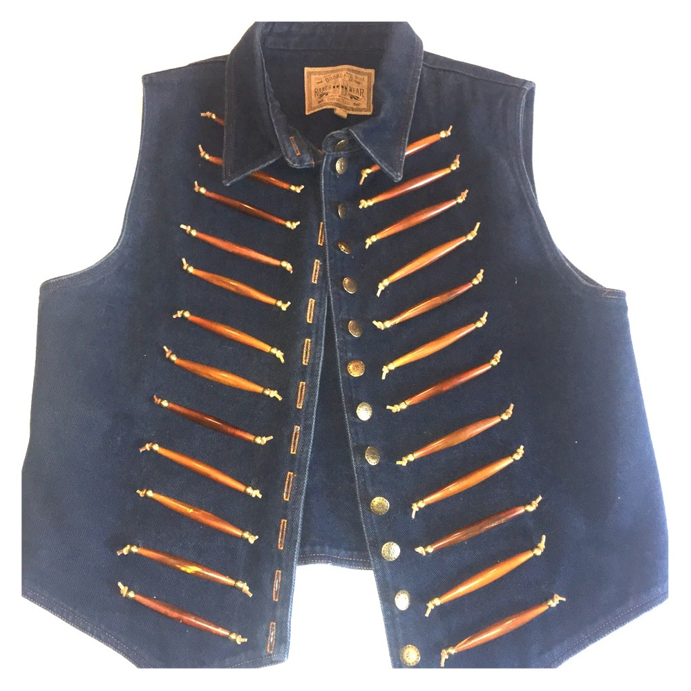 Double D Ranchwear Bone Vest