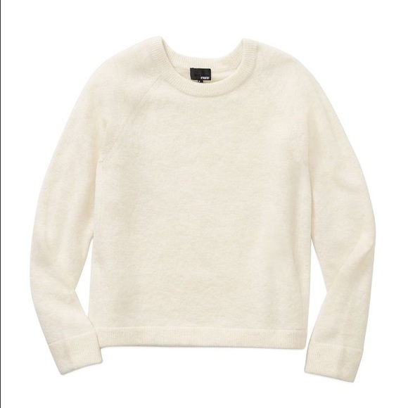 Aritzia Sweaters - Fuzzy Alpaca Aritzia Sweater in Cream
