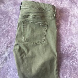 Hollister Green Jean Leggings