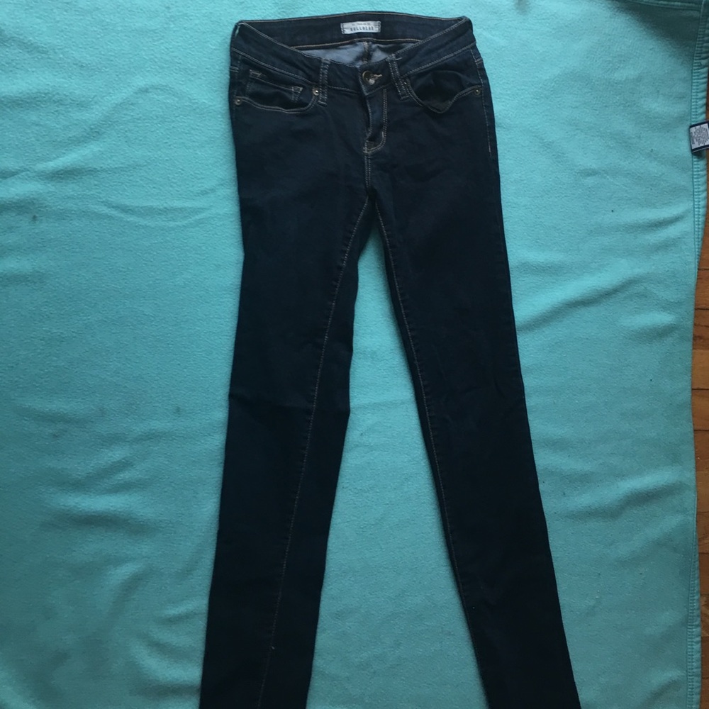 Very skinny dark blue