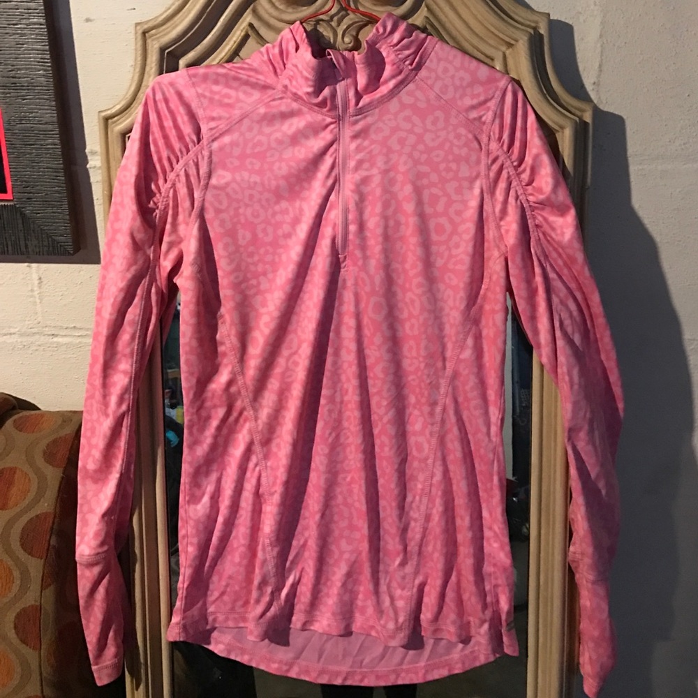 Hot pink DANSKIN NOW long sleeve top