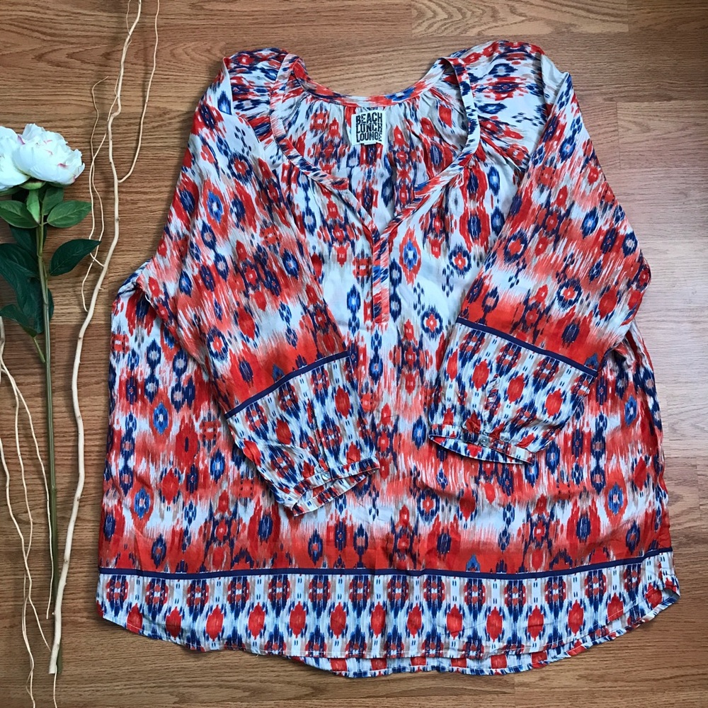 Beach Lunch Lounge Tribal Top 3X