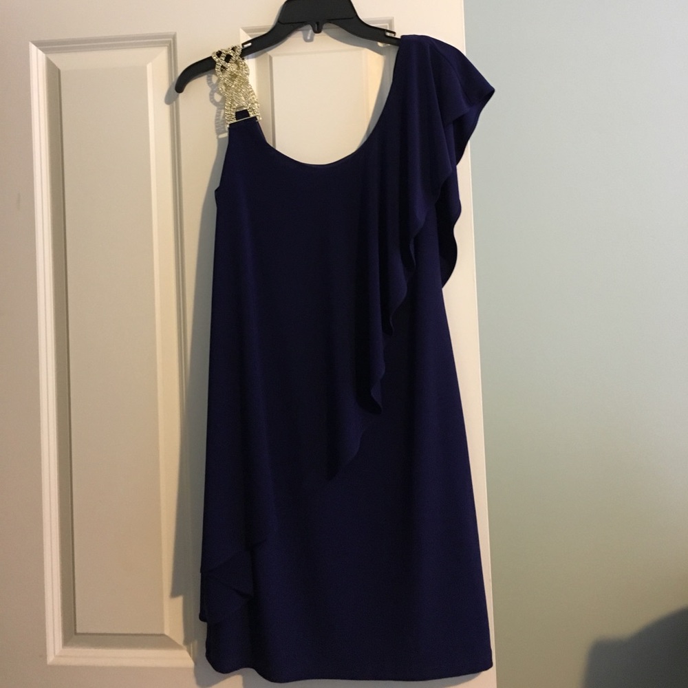 Off the shoulder cocktail dress