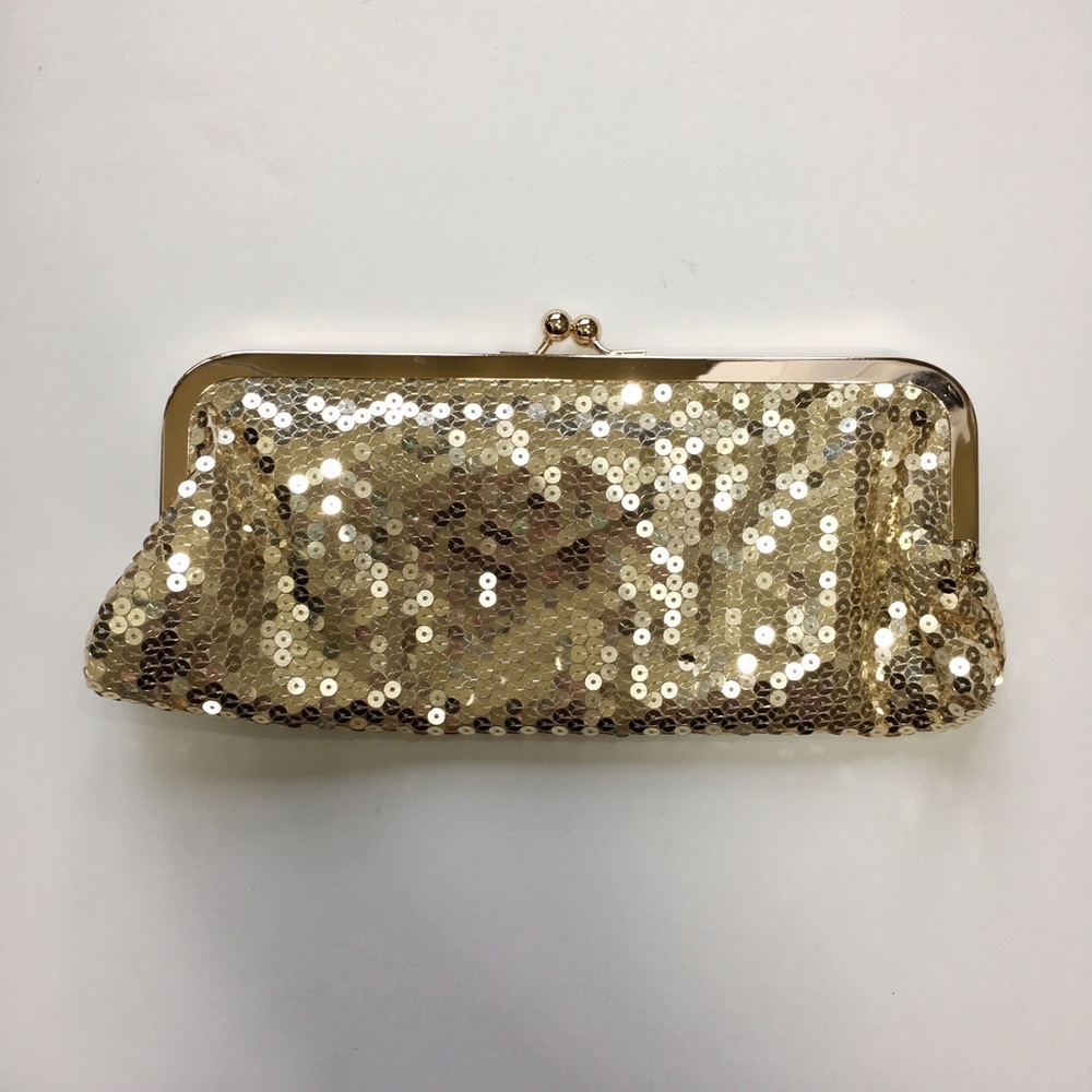 Gold Sequin Mini Bag