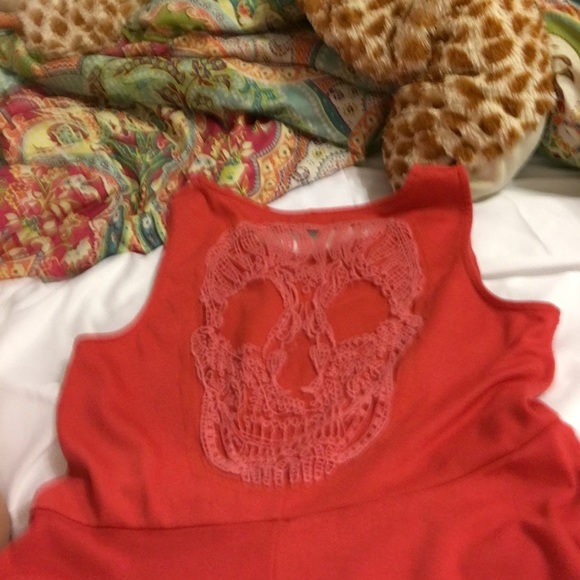 Coral dress w skull back - Picture 2 of 2