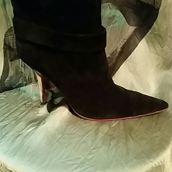 🕷🕸Emanuel Lingaro Tall Suade Boots🕸🕷 - Picture 6 of 7