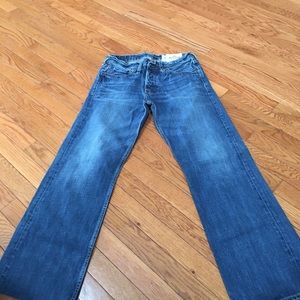 Hollister button fly 30/30 blue jeans i