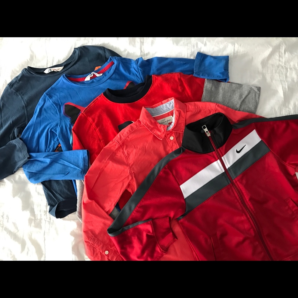 Nike Gymboree H&M shirt jacket 6 to 7 boys