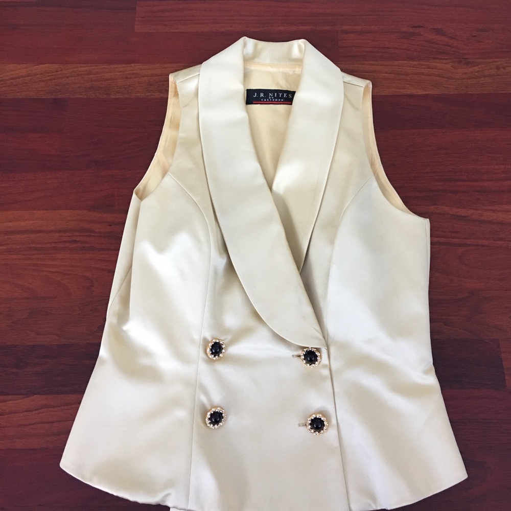 Satin formal sleeveless top