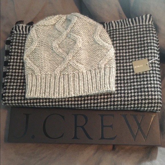 J. Crew Accessories - New J. Crew hat and scarf.