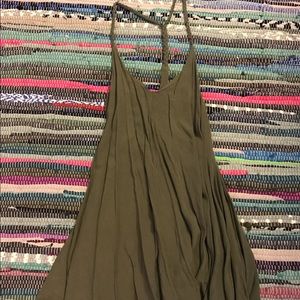 Olive Green Racerback Dress