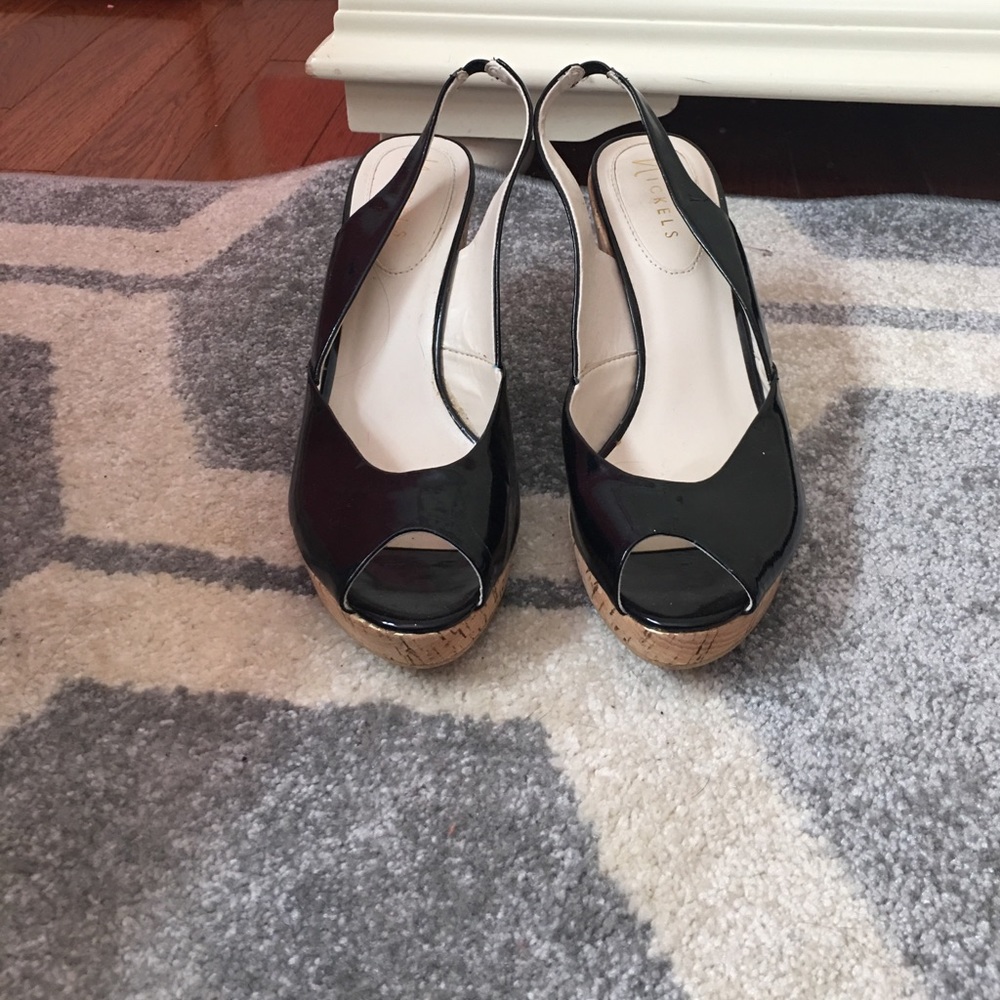 Nickles size 10 black heels