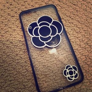 iPhone 7 plus Chanel style flower mirror case