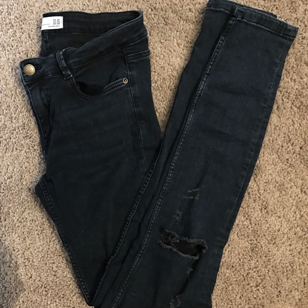 Distressed Zara Jeans