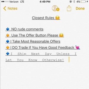 CLOSET RULES ❤❤❤