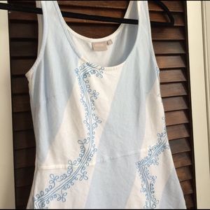DONATING SOON eShakti blue and white sundress