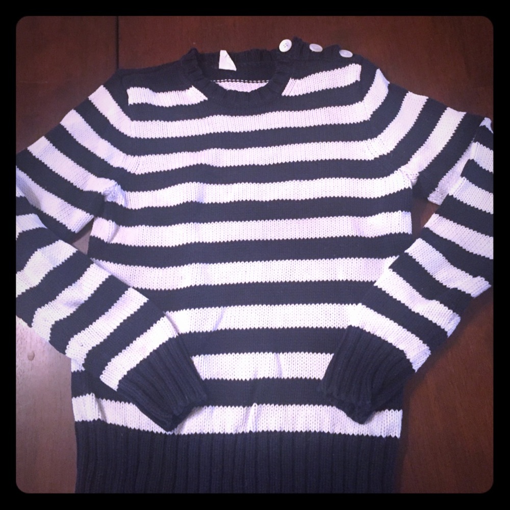 Nautical striped sweater