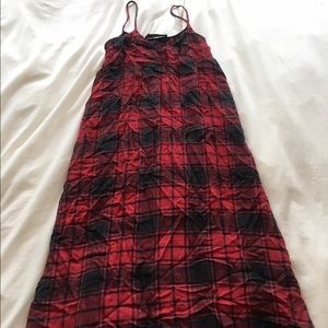 Zara plaid dress