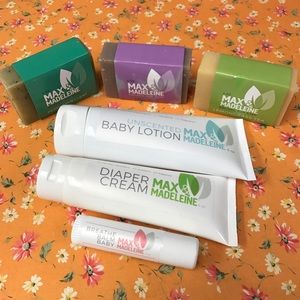 Lot of Max & Madeleine products. All natural.