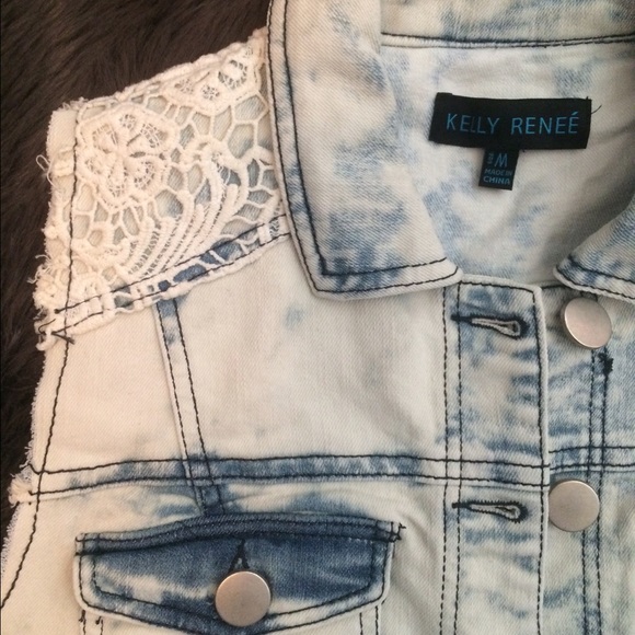 SOLD Kelly Renee women's acid washed jacket size M - Picture 2 of 4