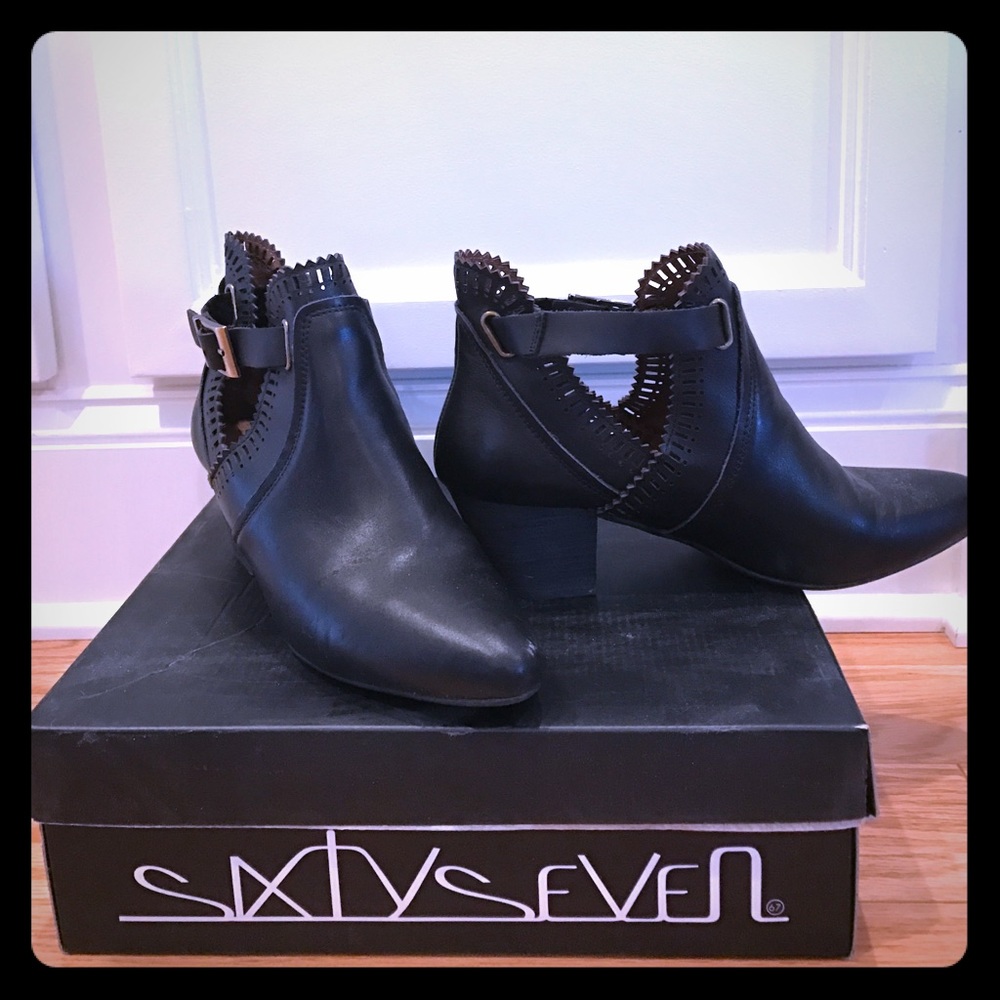 Sixty Seven Black Booties