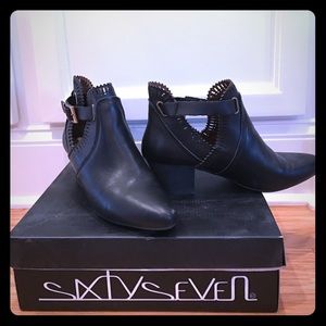 Sixty Seven Black Booties