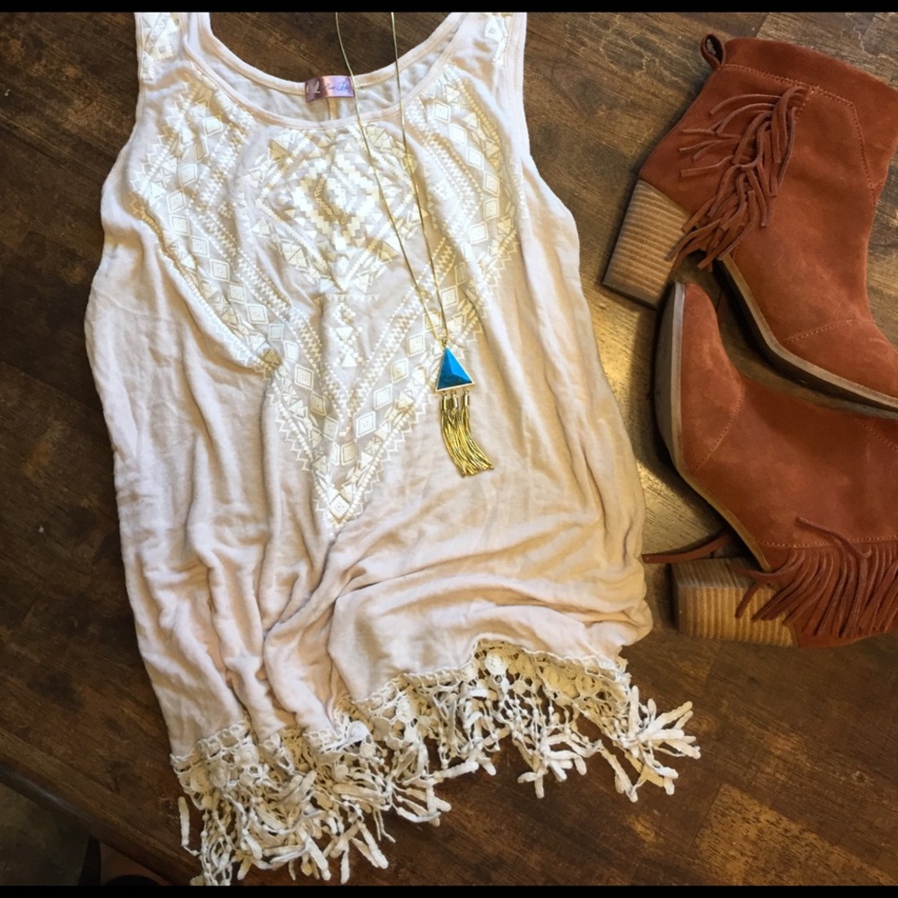 Adorable boho tunic tank