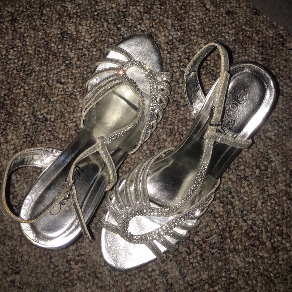 Silver heels