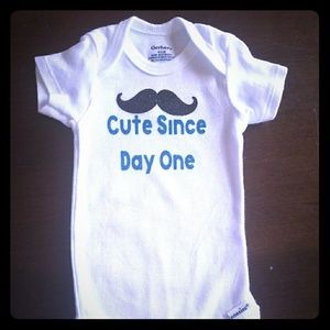 Cute since day one onsie