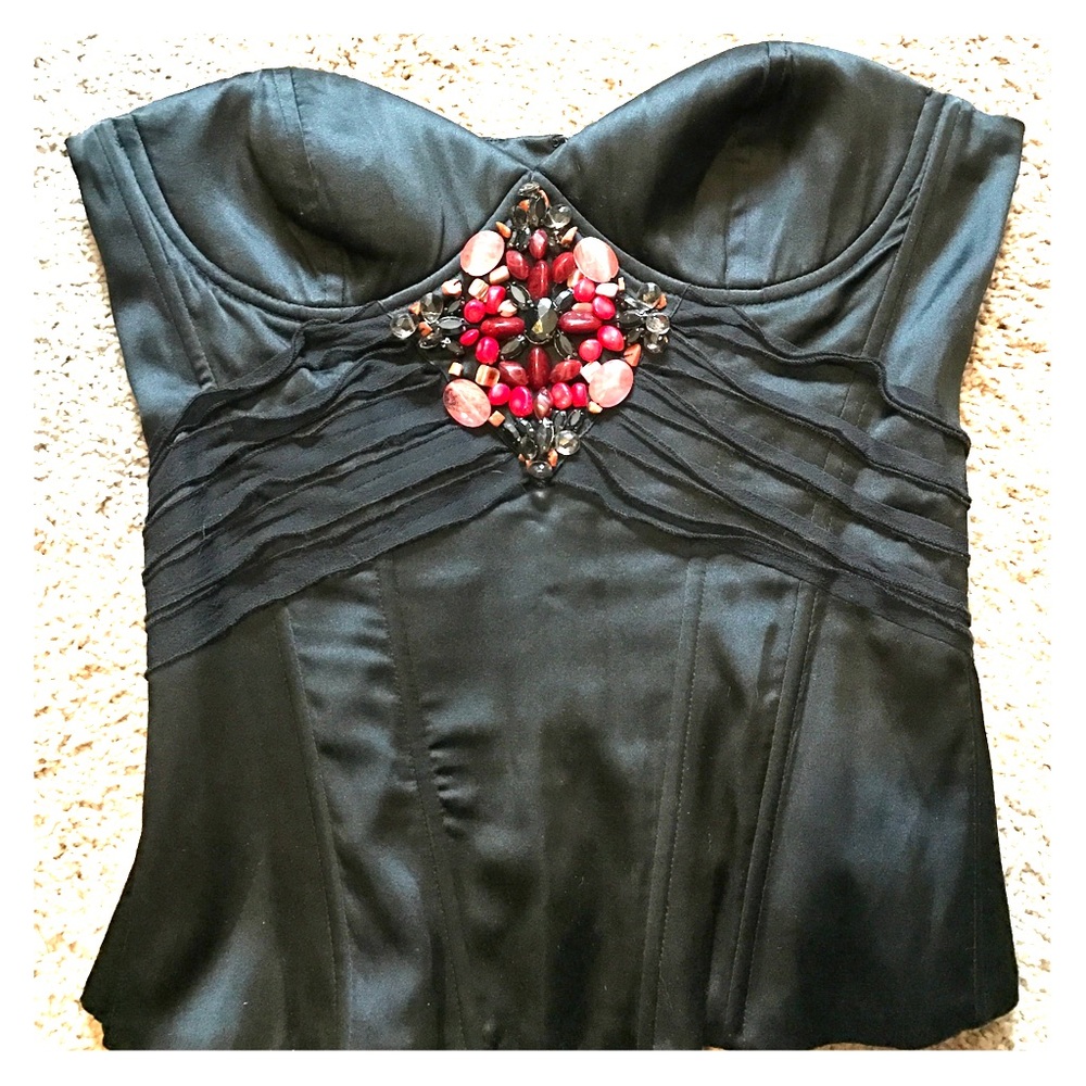 GUESS Corset with stone detail