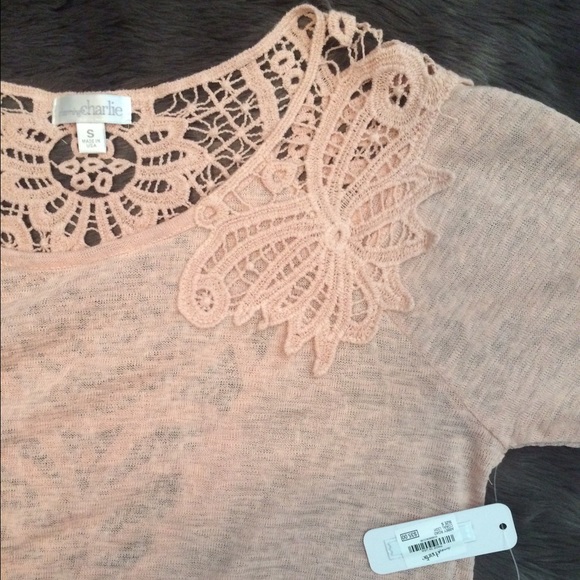 Charming Charlie peach color women's top size S - Picture 4 of 4