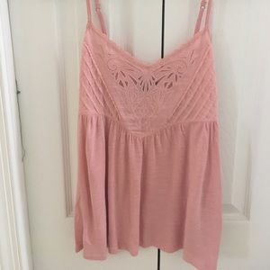 American Eagle pink cami