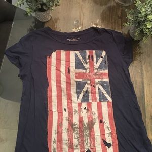 Distressed Tee shirt Ralph Lauren, sz Med