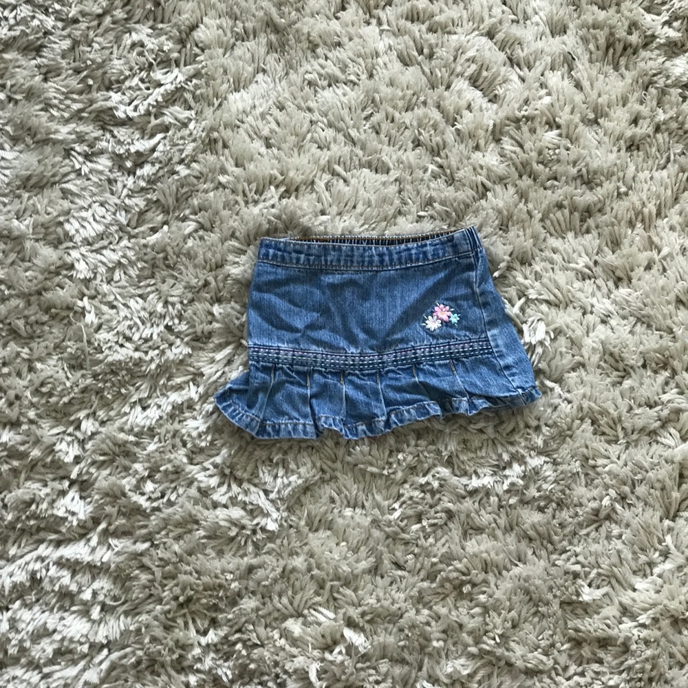 Jean infant skirt