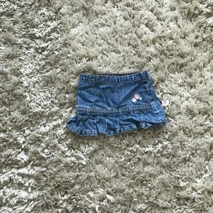 Jean infant skirt