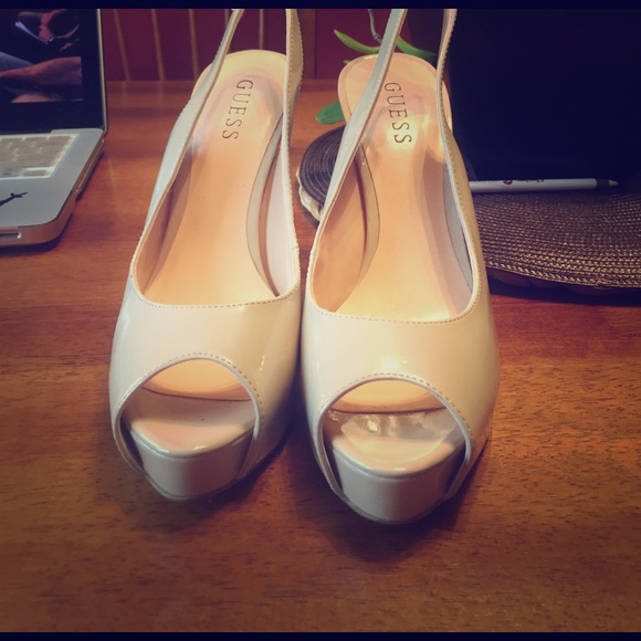 Guess Shoes - Nude platform heels
