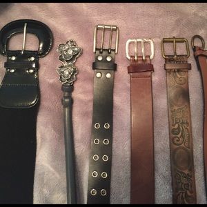 Miscellaneous Belts. Fit most Medium Sizes.
