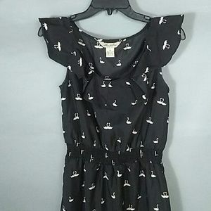 Swan Sleeveless Dress fun and flirt