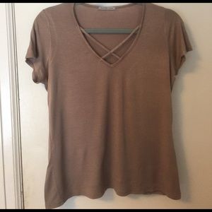 Criss Cross V neck