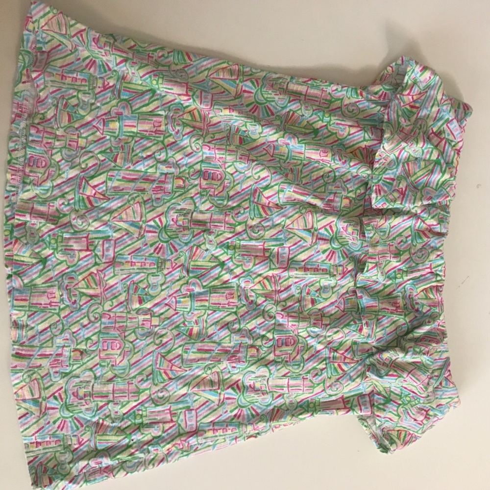 Lilly Pulitzer Ruffle Tube Top - Picture 2 of 3