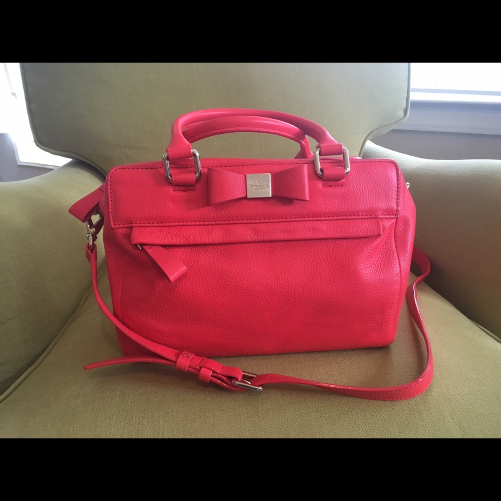 Kate spade pink/melon color handbag