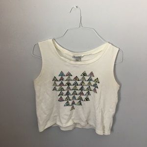 aztec style crop top