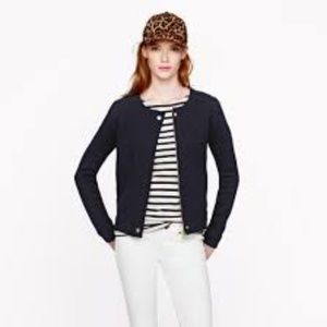 J.Crew Merino zippered sweater jacket